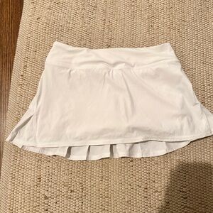 Lululemon Athletica White Mini Skort